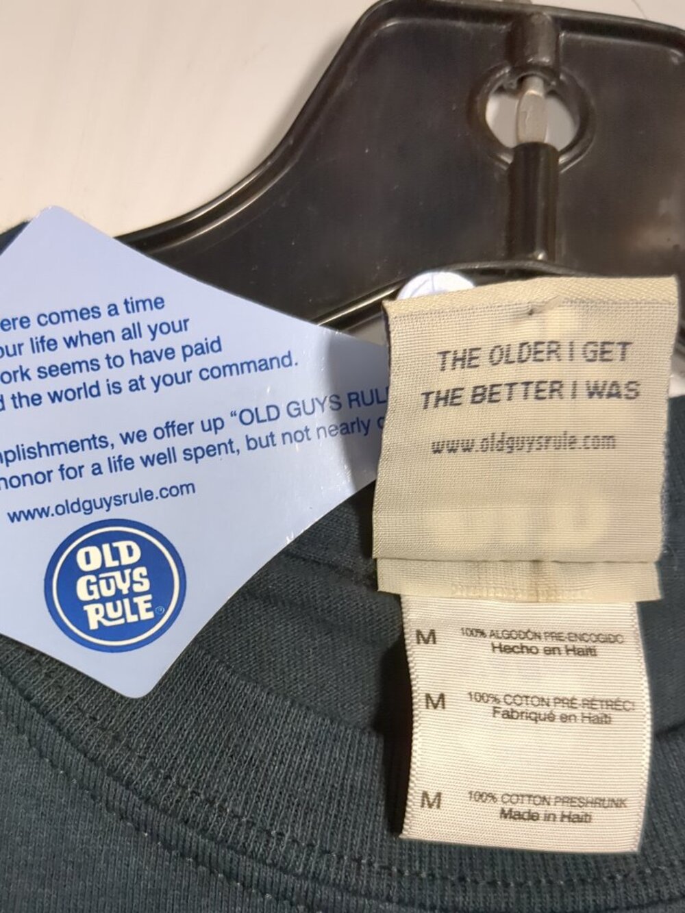 M Vintage Old Guys Rule Tee Shirt - Picture 6 of 9